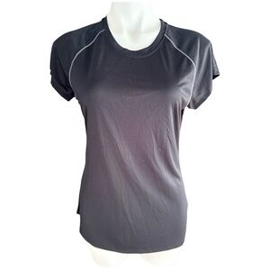 Champion Women's Black Short Sleeve Tee Duo Dri Lite Semi Fitted L NWT